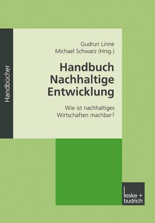 Handbuch Nachhaltige Entwicklung - Gudrun Linne; Michael Schwarz