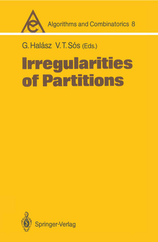 Irregularities of Partitions - Gabor Halasz; Vera T. Sos