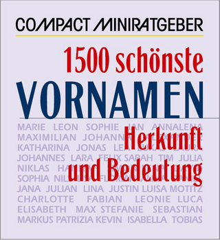 Die 1500 schönsten Vornamen - Georg Dallmeier