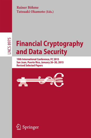 Financial Cryptography and Data Security - Rainer Böhme; Tatsuaki Okamoto