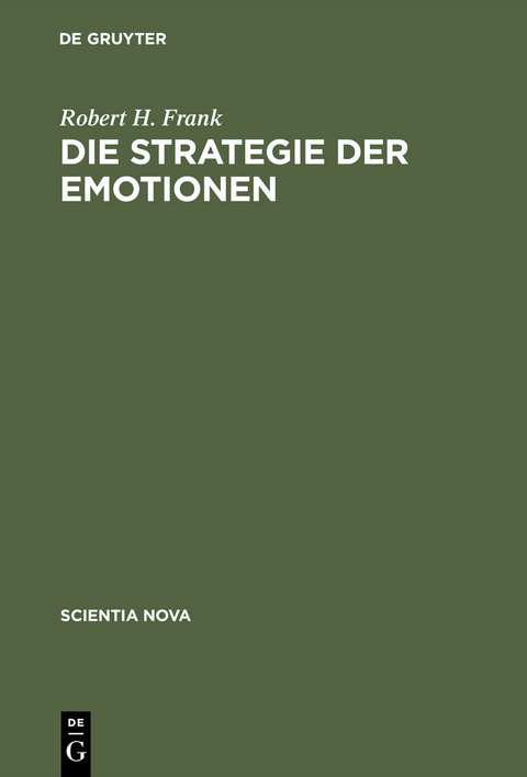 Die Strategie der Emotionen - Robert H. Frank