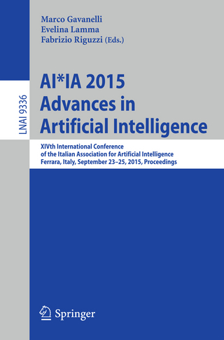 AI*IA 2015 Advances in Artificial Intelligence - Marco Gavanelli; Evelina Lamma; Fabrizio Riguzzi