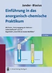 Jander /Blasius - Einführung in das anorganisch-chemische Praktikum - Joachim Strähle, Eberhard Schweda