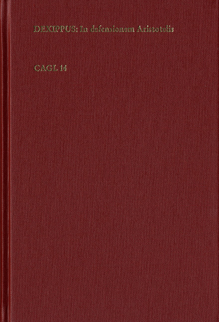 In defensionem praedicamentorum Aristotelis adversus Plotinum - Dexippus; Charles Lohr