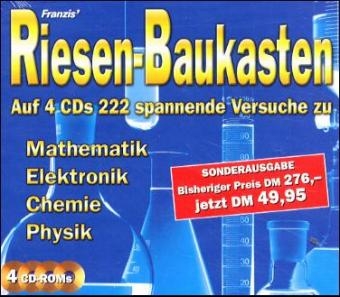 Franzis' Riesen-Baukasten, 4 CD-ROMs - 