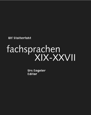 fachsprachen XIX-XXVII - Ulf Stolterfoht