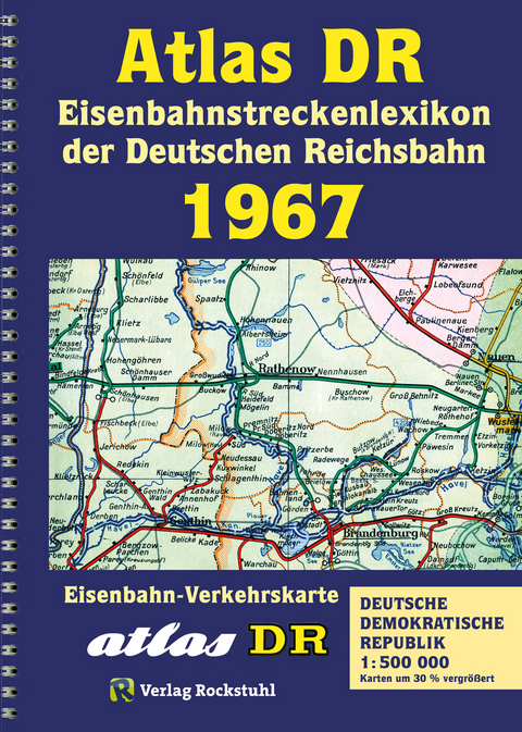 ATLAS DR 1967- Eisenbahnstreckenlexikon der Deutschen Reichsbahn - 
