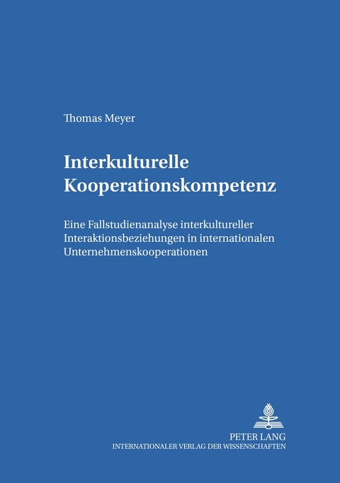 Interkulturelle Kooperationskompetenz - Thomas Meyer
