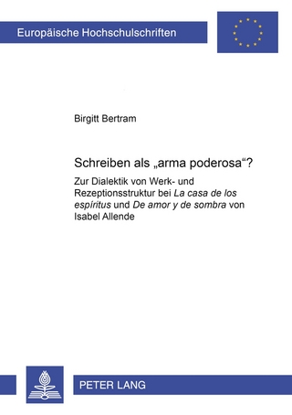 Schreiben als «arma poderosa»? - Birgitt Bertram