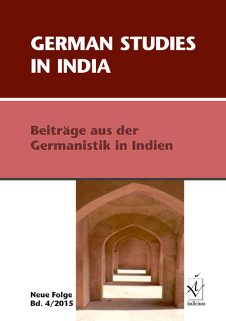 German Studies in India - Deutscher Akademischer Austauschdienst; Julia Afifi; Rekha V. Rajan; Thomas Schwarz; Carmen Ulrich