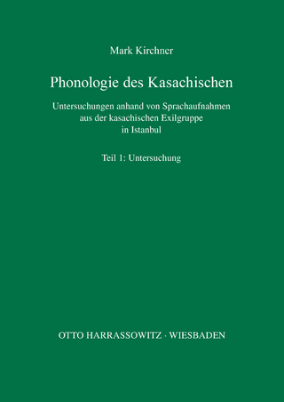 Phonologie des Kasachischen - Mark Kirchner