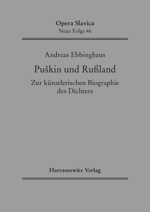 Puskin und Russland - Andreas Ebbinghaus