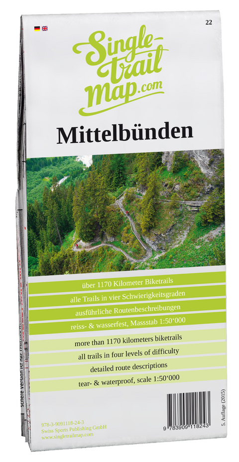 Singletrail Map 022 Mittelbünden - Thomas Giger