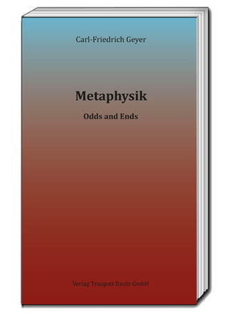 Metaphysik - Carl-Friedrich Geyer