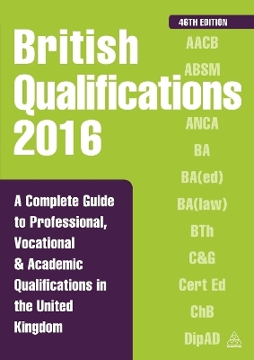 British Qualifications 2016 - Kogan Page Editorial