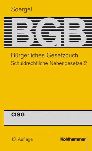 Bürgerliches Gesetzbuch mit Einführungsgesetz und Nebengesetzen (BGB) - Frauke Herzler; Ursula Stein; Hans-Theodor Soergel