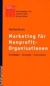 Marketing für Nonprofit-Organisationen - Manfred Bruhn