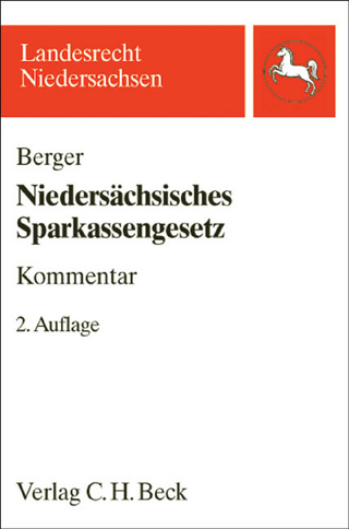 Niedersächsisches Sparkassengesetz - Klaus Berger