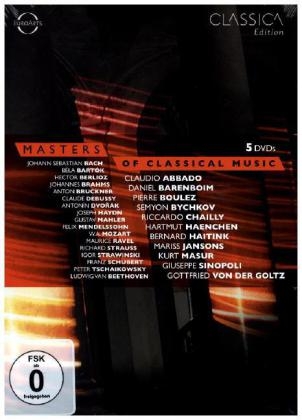 Masters of Classical Music, 5 DVDs