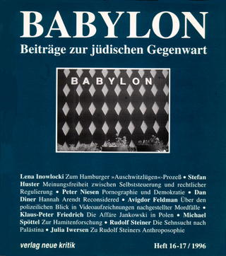 Babylon 16-17 - Micha Brumlik; Dan Diner; Gertrud Koch; Cilly Kugelmann; Martin Löw-Beer