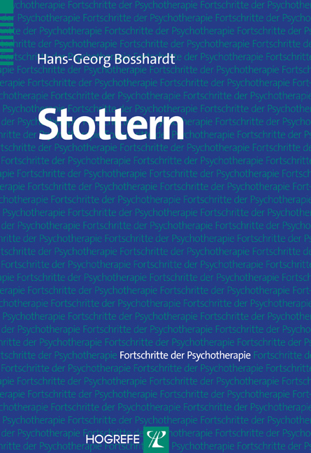 Stottern - Hans-Georg Bosshardt