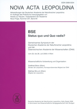 BSE - Status quo und Quo vadis? - G. Brem; Mathias Müller
