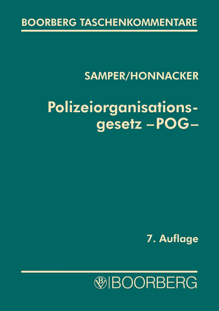 Polizeiorganisationsgesetz (POG) - Rudolf Samper; Heinz Honnacker