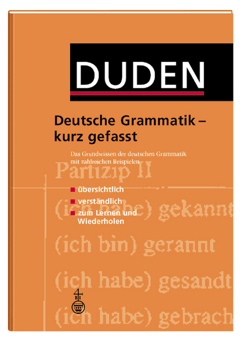 Duden - Deutsche Grammatik - kurz gefasst - Rudolf Hoberg, Ursula Hoberg