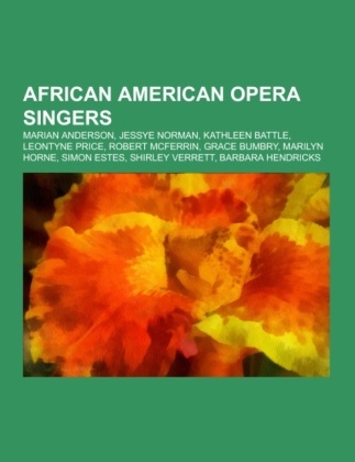 African American Opera Singers -  Source Wikipedia