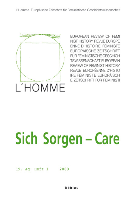 L"Homme 1016-362X / Sich Sorgen - Care - 