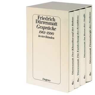 Gespräche 1961?1990 in vier Bänden in Kassette - Friedrich Dürrenmatt; Heinz Ludwig Arnold