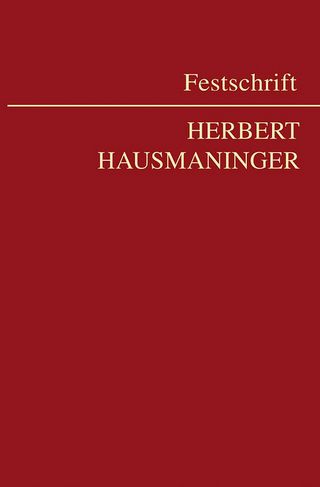 Festschrift Herbert Hausmaninger - Richard Gamauf
