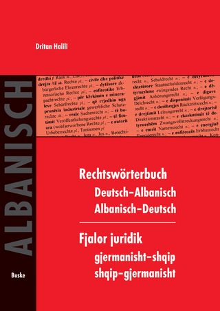 Rechtswörterbuch Deutsch?Albanisch / Albanisch?Deutsch - Dritan Halili