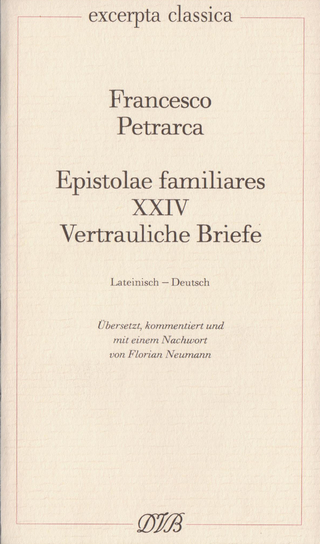 Epistolae Familiares XXIV - Francesco Petrarca