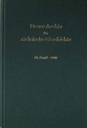 Neues Archiv für sächsische Geschichte / Neues Archiv für sächsische Geschichte, Band 71 (2000) - Karlheinz Blaschke