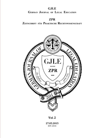 German Journal of Legal Education - 2015 - Vol. 2 - Jan-Gero Alexander Hannemann