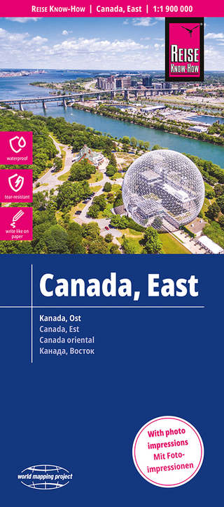 Reise Know-How Landkarte Kanada Ost / East Canada (1:1.900.000) - Reise Know-How Verlag Peter Rump GmbH