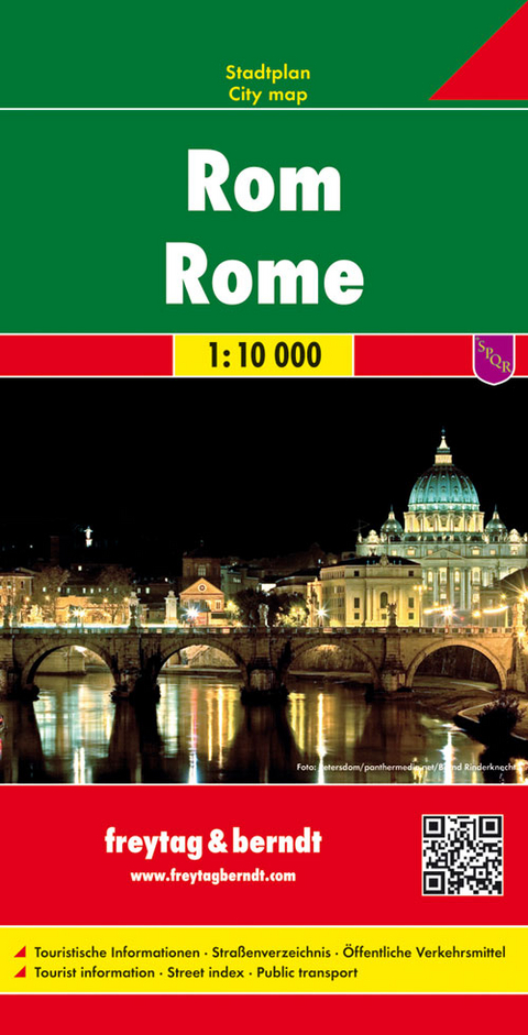 Rom, Stadtplan 1:10.000 - 