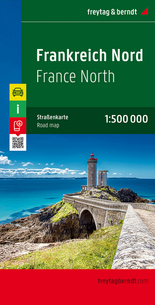 Frankreich Nord, Straßenkarte 1:500.000, freytag & berndt