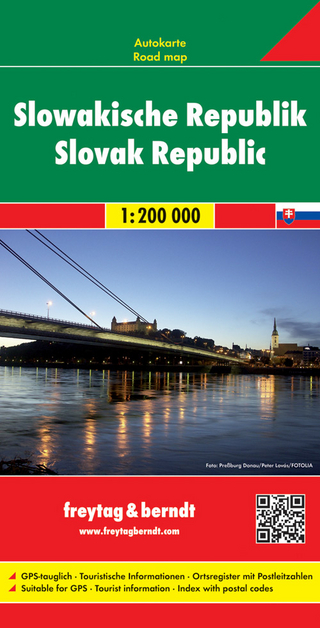 Slowakische Republik, Autokarte 1:200.000 - Freytag-Berndt und Artaria KG