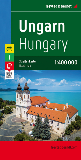 Ungarn, Autokarte 1:400.000, freytag & berndt
