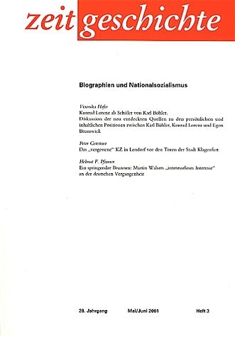 Biographien und Nationalsozialismus