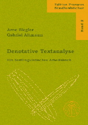 Denotative Textanalyse - Arne Ziegler; Gabriel Altmann