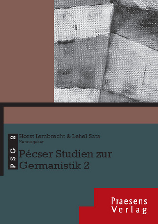 Pécser Studien zur Germanistik 2 - Horst Lambrecht