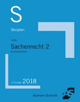 Skript Sachenrecht 2 - Lüdde, Jan Stefan