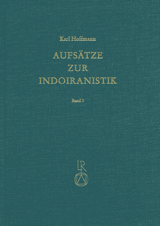 Aufsätze zur Indoiranistik - Karl Hoffmann