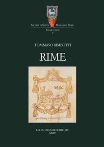 Rime. - Dario Del Puppo (curat./edit.); Tommaso Rimbotti