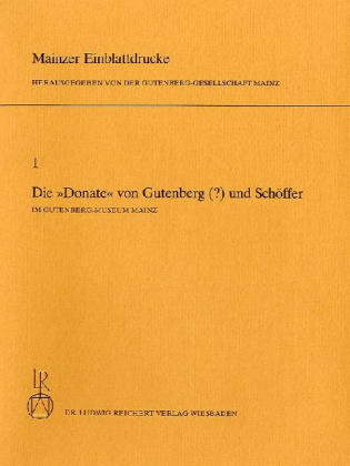 Mainzer Einblattdrucke. Nr.1