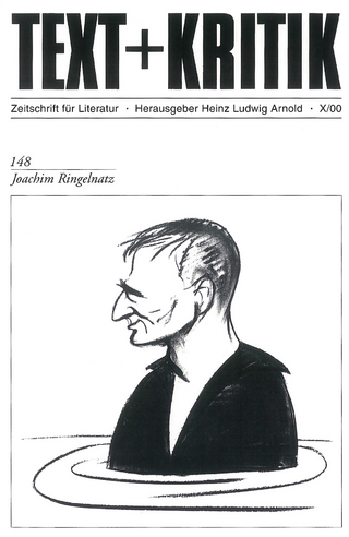 Joachim Ringelnatz - Heinz Ludwig Arnold