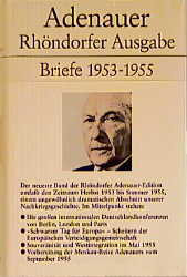 Briefe 1953-1955 - Konrad Adenauer